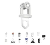 30 50 100 150 200pcs Pezzi Di Pulegge Per Binari Per Tende, Silenziose Per Le Tende Del Soffitto E Pesanti Per Il Soggiorno Puleggia For Binario For Tende(Style 10,100 pcs)