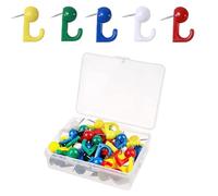 30/50 Pcs Push Pin Ganci Sughero Consiglio Ganci Spingere Puntine Decorative Pollice Puntine Gancio Per Foto Parete Bulletin Board Calendario