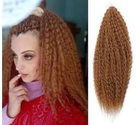30 50cm 20" / BRAZILIAN / 500Gr / 5 PEZZI DI EXTENSIONS PER TRECCE CROCHET/PER PEZZO 100Gr / CAPELLI DALL’ASPETTO VERI PREMIUM + CUFFIA DA NOTTE IN RASO IN REGALO