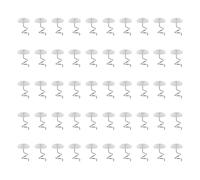 30/50pcs Spilli fissi per tappezzeria Spilli a torsione Lenzuolo Clip Teste trasparenti Fodere di fissaggio Fodere per divano(50pcs)