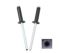 30/50pz rivetti ciechi neri a testa svasata in alluminio tipo standard 2,4mm 3,0mm 3,2mm 4,0mm-3,2x6 mm-50pz
