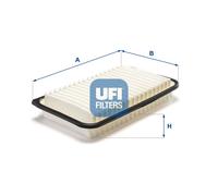 30.550.00 Filtro aria Ufi