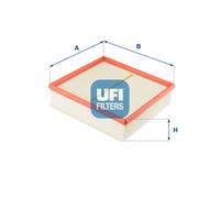 UFI Filters, Filtro Aria 30.595.00, Filtro Aria per Ricambio, Adatto a Auto, Applicabile su Modelli Infiniti Q30, QX30, Mercedes Classe A, B, CLA, GLA
