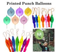 30.5cm Stampato Palloncini da Colpire Assortiti Neon Colore Con Elastici per