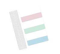 30/60/120Pcs Colorato Etichetta PET Etichetta Adesiva Nota Scrivibile Etichetta Riposizionabile Segnalibri per Journal Planner Notebook Pennarelli codificati a colori