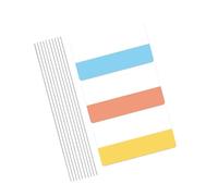 30/60/120Pcs Colorato Etichetta PET Etichetta Adesiva Nota Scrivibile Etichetta Riposizionabile Segnalibri per Journal Planner Notebook Pennarelli codificati a colori