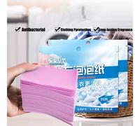 30/60/90/120 Fogli Detergente Per Bucato, Fogli Anti-Macchia Per Vestiti, Prodotti Per Lavaggio Senza Liquido Antirugosità, Senza Profumo 30 Strisce Di Sapone Per Bucato Concentrato Senza Liquido - Se