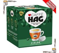 60 Cialde Filtro carta Caffè Hag ESE 44mm Espresso Decaffeinato Deca Dek gratis
