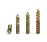 30/60 pezzi M4 M5 M6 M8 in acciaio al carbonio zincato colorato con filettatura a doppia estremità, viti autofilettanti, viti di fissaggio, bulloni pendenti(30pcs,M5x40mm)