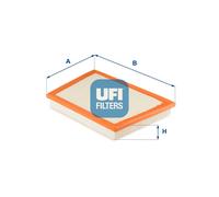 UFI Filters, Filtro Aria 30.621.00, Filtro Aria per Ricambio, Adatto ad Auto, Applicabile su Diversi Modelli come BMW e Mini