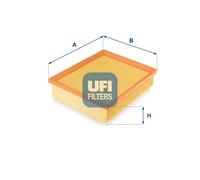 30.664.00 UFI Filtro aria per FIAT,NISSAN,OPEL,RENAULT,VAUXHALL