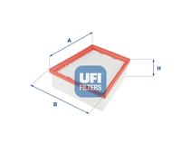 30.687.00 UFI Filtro aria per RENAULT