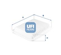 30.709.00 UFI Filtro aria per CITROËN,MITSUBISHI,PEUGEOT