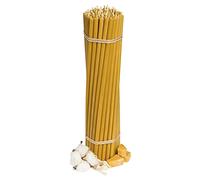 №30-75 pezzi collezione di candele al miele: candele di cera d'api gialle, candele di cera, candele Beeswax Candles, candele sottili a bastoncino, set per rituali L-29,5 cm Ø-8,5 mm, tempo di