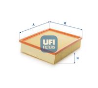 30.924.00 UFI Filtro aria per BITTER,IRMSCHER,OPEL,VAUXHALL