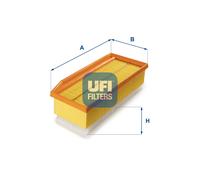 30.A16.00 UFI Filtro aria per DACIA,LADA,RENAULT