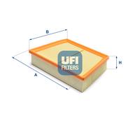 30.A63.00 UFI Filtro aria per JAGUAR,LAND ROVER