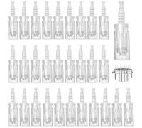 30 aghi di ricambio per microneedling, 12 pin micro nano aghi per modello universale compatibilità con Micro Derma Pen Microneedling, per il ripristino della pelle
