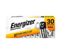 30 batterie AAA Industrial Energizer Pile Ministilo Alcaline Lunga Durata | Professionale per Strumenti di Misurazione Torce Dispositivi Elettronici - 3 Confezioni da 10 Pile LR03 Micro 1,5V AAA