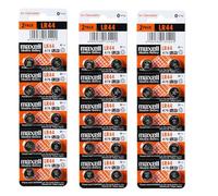 30 batterie alcaline Maxell LR44 da 1,5 V