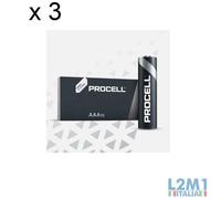 20 Batterie Duracell Procell Mini Stilo AAA LR03 1.5V Pile Alcaline Industrial
