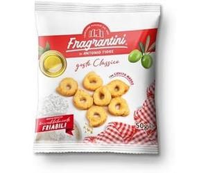 30 Bustine ANTONIO FIORE Taralli Tarallino FRAGRANTINI FRIABILI gusto CLASSICO con lievito madre - Monodose da 40 g *