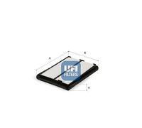 30.C54.00 UFI Filtro aria per NISSAN,RENAULT