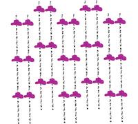 30 cannucce di carta decorative per feste a forma di cappello da latte