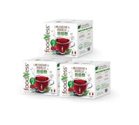 30 Capsule compatibili con macchine Nescafé Dolce Gusto - Tisana Melograno e Mirtillo, 3 confezioni Foodness da 10