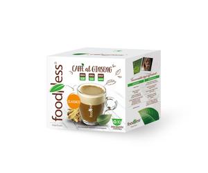 30 Capsule Foodness Compatibili Dolce Gusto caffè al Ginseng Classico
