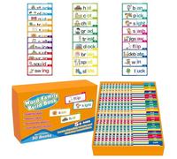 30 carte di lettere lampeggianti progettate per bambini dai 3 ai 6 anni, possono imparare a crescere vocabolario e cognitivo, carte di apprendimento interattive