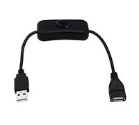 30 centimetri Cavo Usb Con Interruttore On/Off Cavo di Estensione Toggle Per Lampada Usb Fan Linea di Alimentazione Adattatore Durevole Moda
