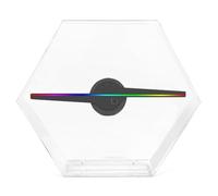 30 Centimetri Ologramma Wifi 3D Proiettore Olografico Lettore Ologramma Occhio Nudo Display A LED Fan Pubblicità Luce APP Controllo