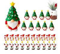 30 Christmas Dwarf Statues Mini Gnomes Christmas Small Figures Party Decors
