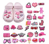 30 Ciondolo per Scarpe da Palla, Ciondoli per Scarpe, Fibbie per Scarpe Decorative Leggere, Accessorio per Scarpe con Fibbie, per Bambini e Adulti Regali di Compleanno Natale