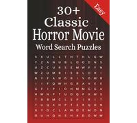 30+ Classic Horror Movie Word Search Puzzles