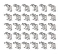 30 clip per guida dell'acqua in acciaio inox, progettate per migliorare il drenaggio e l'autopulizia nei sistemi fotovoltaici (30 mm)