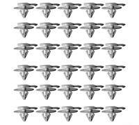 30 clip per passaruota, modanatura laterale e passaruota, clip per Mini per Cooper R50 R52 R55 R56, esterno in plastica grigia