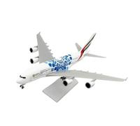 30 cm 1/240 per A380 Modello in miniatura di aereo in resina pressofusa espositore statico da collezione Set da gioco per hobby in miniatura