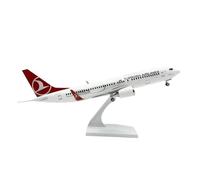 30 Cm 1/240 Per Aereo In Miniatura Turco B737 Modello In Resina Con Ruote E Carrello Di Atterraggio For Commemorate Collection