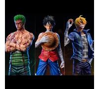30 cm One Piece Anime Action Figure Roronoa Zoro Vinsmoke Sanji Stand Postura Statua in PVC Figurine Collezione di modelli Ragazzo Giocattolo Regali