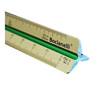 30 cm Scalimetro in Alluminio Righello Triangolare Professionale 1:10 1:20 1:25 1:50 1:75 1:100 1:125 1:200 1:250 1:500 1:750 1:1250 Disegno Tecnico Architettura Ingegneria