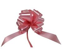 30 Coccarde Autotiranti 3,0 CM Matrimonio Auto Casa Nozze Battesimo Comunione Gran Fiocco Rosa Antico