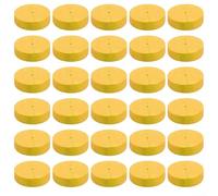 30 collari in spugna 40 x 19 mm con design a 8 razze per vasi a rete, inserti in schiuma per clonazione di piante e germinazione, colore verde (arancione)