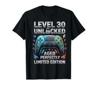 30 ° Compleanno Gamer Level 30 Videogiochi di Gamming sbloccati Maglietta