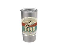 30 ° compleanno giugno 1996 Vintage 30 anni Legendary Bicchiere termico in acciaio inox doppia parete