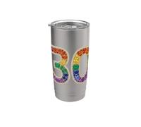 30° compleanno ragazza gioielli gemme gemme partito donne trenta Bicchiere termico in acciaio inox doppia parete