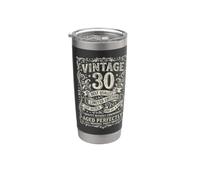30° compleanno vintage 30 anni per uomo donna Bicchiere termico in acciaio inox doppia parete