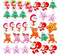 30 confezioni di mini pop di Natale all'ingrosso Fidget regali per le vacanze scolastiche per bambini bomboniere forniture e premi per studenti in classe