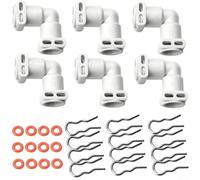 30 connettori per macchina da caffè a due vie con anello di tenuta essenziale per mantenere l'efficienza e le prestazioni della macchina da caffè